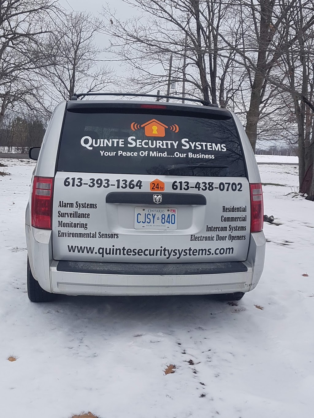 Quinte Security Systems | 293 Gilead Rd, Bloomfield, ON K0K 1G0, Canada | Phone: (613) 393-1364