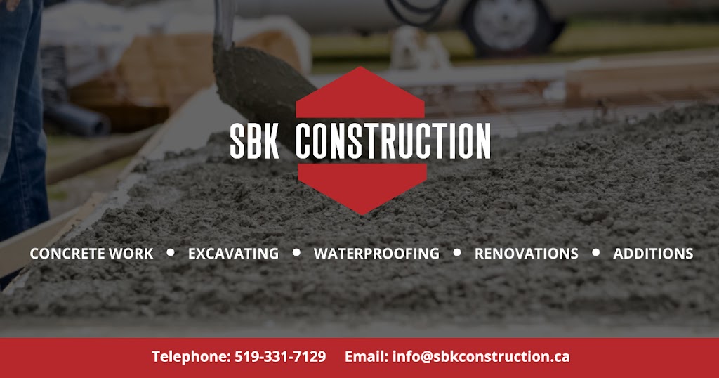 SBK Construction | 389 Murray St, Corunna, ON N0N 1G0, Canada | Phone: (519) 331-7129