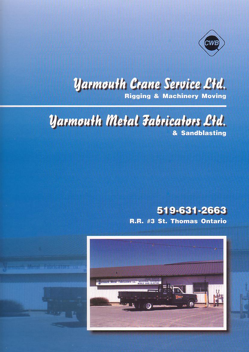 The Yarmouth Group Inc. | 9462 Tower Rd, St Thomas, ON N5P 3S7, Canada | Phone: (519) 631-2663