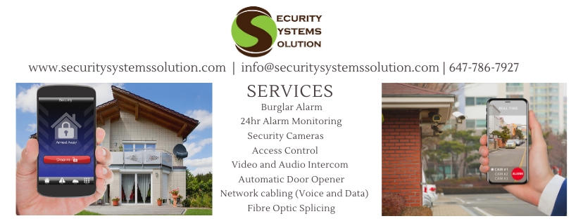 Security Systems Solution | 2460 Bromus Path, Oshawa, ON L1L 0K6, Canada | Phone: (647) 861-7927