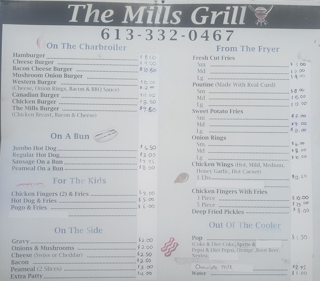 The Mills Grill | 35541 Hwy 28, McArthurs Mills, ON K0L 2M0, Canada | Phone: (613) 332-0467