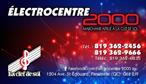 ELECTROCENTRE 2000 inc. | 1204 Avenue St Edouard, Plessisville, QC G6L 2J9, Canada | Phone: (819) 362-2456