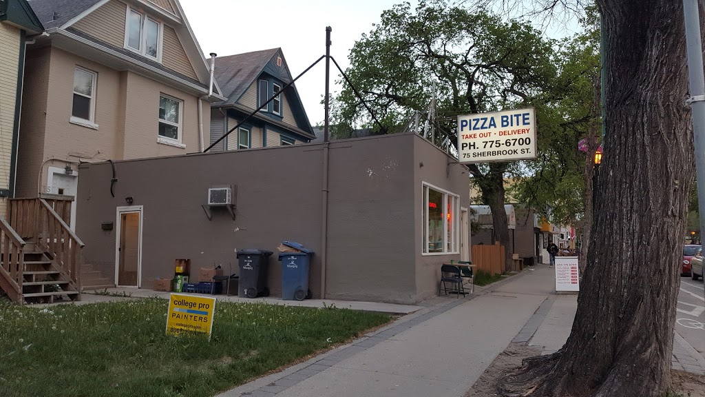 Pizza Bite Restaurant | 75 Sherbrook St, Winnipeg, MB R3C 2B2, Canada | Phone: (204) 775-6700