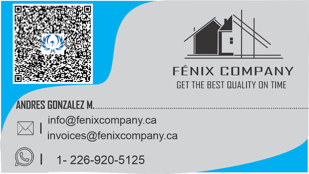 Fenix Company | 375 Blue Lake Rd, St George, ON N0E 1N0, Canada | Phone: (226) 920-5125