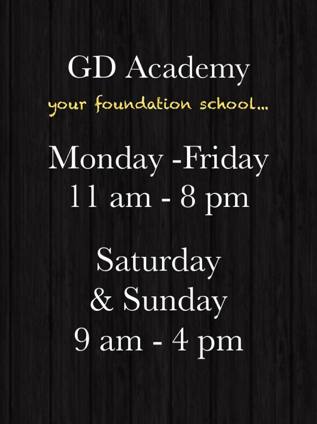 GD Academy | 8 Bittersweet Rd, Brampton, ON L6Y 4P2, Canada | Phone: (416) 670-2981