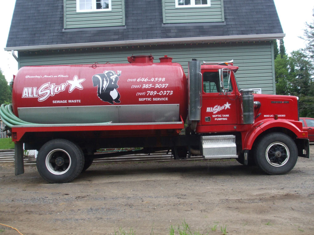 All Star Septic Tank Pumping | 1 Florence St E, Huntsville, ON P1H 1T1, Canada | Phone: (705) 646-4598