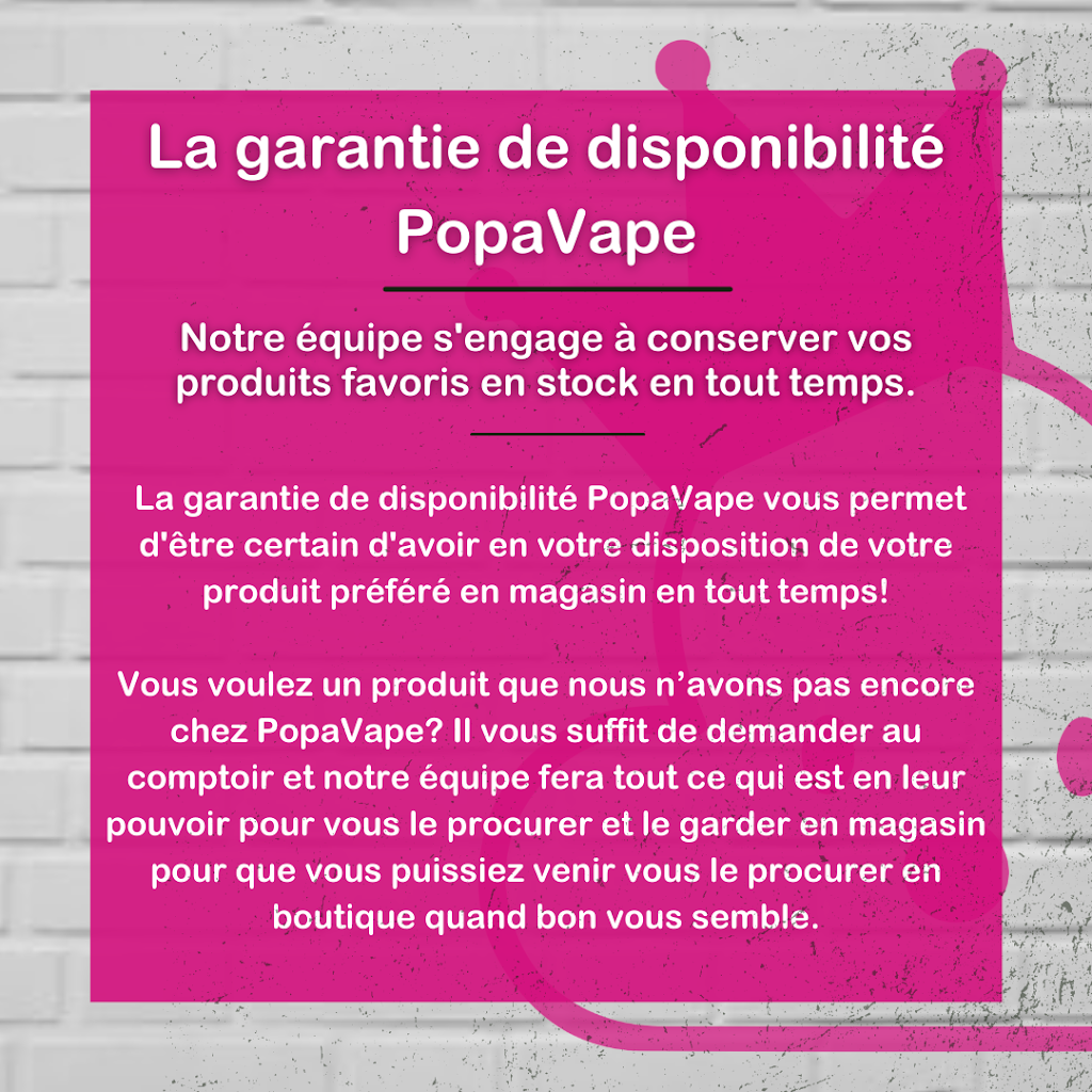 Popavape à Saint-Nicolas | 989 Rte des Rivières, Saint-Nicolas, QC G7A 0P6, Canada | Phone: (418) 831-8601