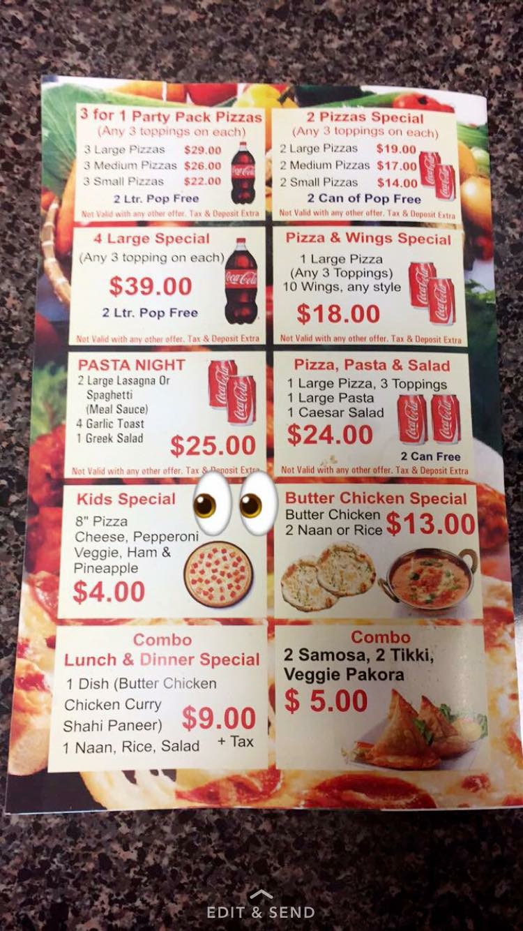 Pizza Plus 96 | 12050 96 Ave, Surrey, BC V3V 1W3, Canada | Phone: (604) 587-4992