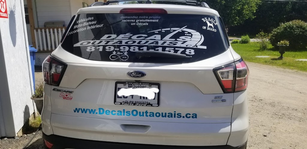 Décals Outaouais | 58 Rue Principale, Montpellier, QC J0V 1M0, Canada | Phone: (819) 981-1578