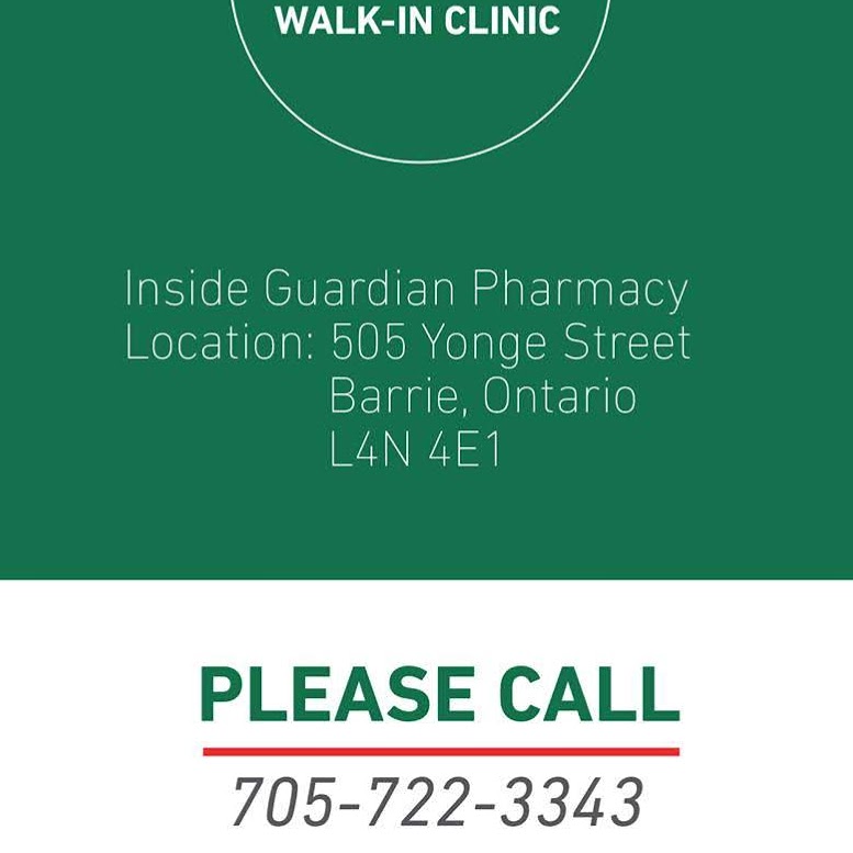 A&B Walk-In Clinic | 505 Yonge St, Barrie, ON L4N 4E1, Canada | Phone: (705) 722-3343