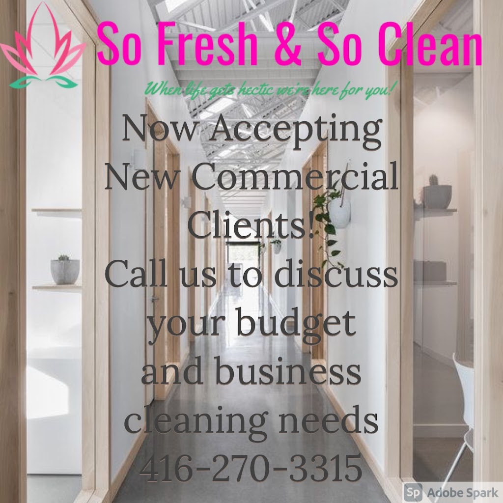 So Fresh & So clean | 1713 Mattawa Ave, Mississauga, ON L4X 1K5, Canada | Phone: (416) 270-3315