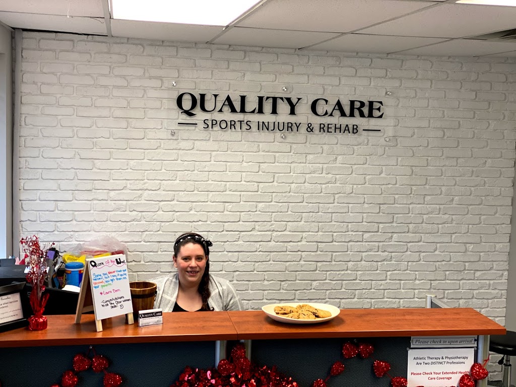 Quality Care Sports Injury & Rehab | 418 North Service Rd E #1C, Oakville, ON L6H 5R2, Canada | Phone: (905) 294-6172