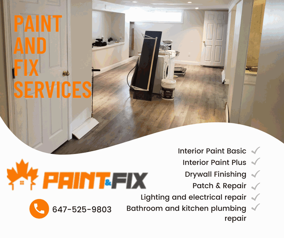 Paint & Fix | 98 Finch Ave E, North York, ON M2N 4R5, Canada | Phone: (647) 525-9803
