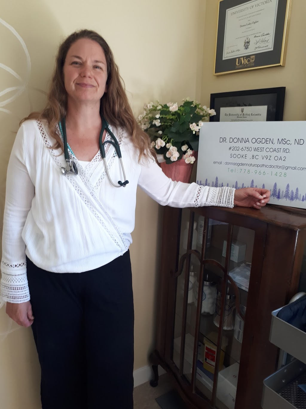 Dr. Donna Ogden ND, MSc, Naturopathic Doctor | Box#816, #202, 6750 W Coast Rd, Sooke, BC V9Z 0A2, Canada | Phone: (778) 966-1428