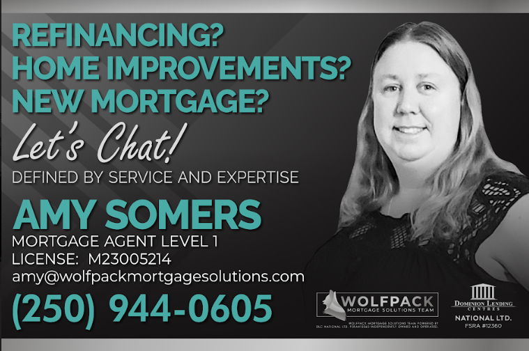 Wolfpack Mortgage Solutions - Amy Somers | 831 James St, Delhi, ON N4B 2C9, Canada | Phone: (250) 944-0605