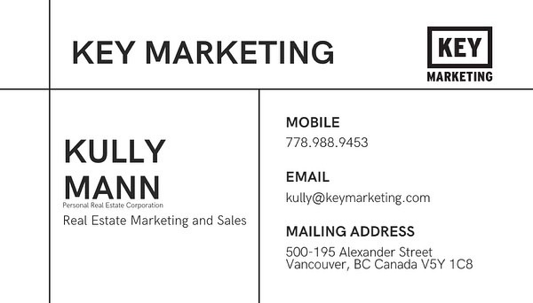 Kully Mann Real Estate Marketing and Sales Professional | 195 Alexander St 5th floor, Vancouver, BC V6A 1B8, Canada | Phone: (778) 988-9453