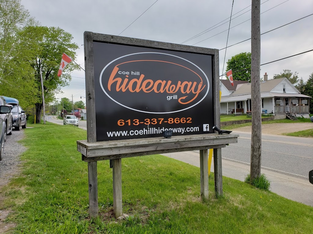 Hideaway Primitive Grill | 5605 Hwy 620, Coe Hill, ON K0L 1P0, Canada | Phone: (613) 337-8662