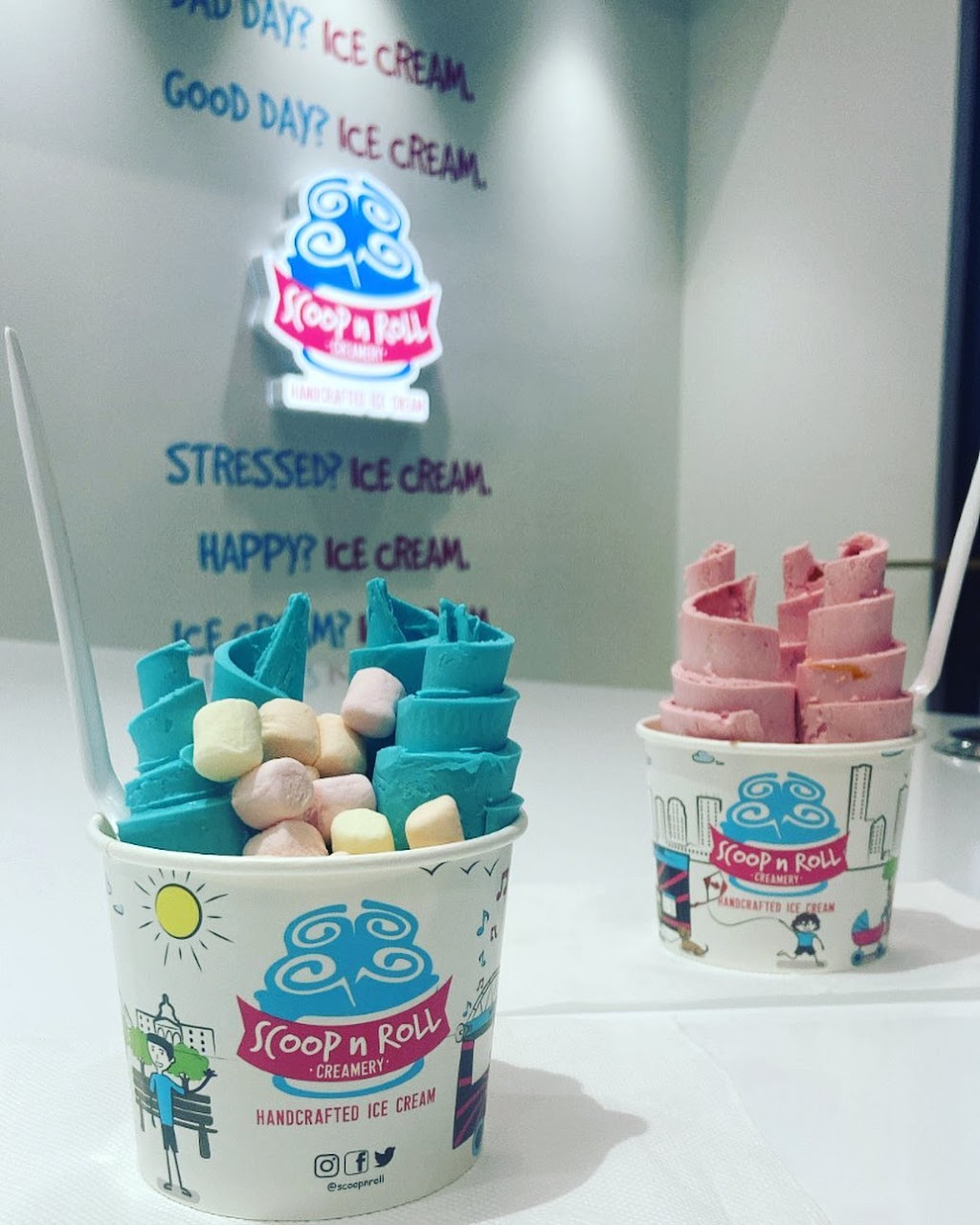 Scoop n Roll Creamery | 9920 137 Ave NW Unit 103, Edmonton, AB T5E 6W1, Canada | Phone: (587) 855-0579