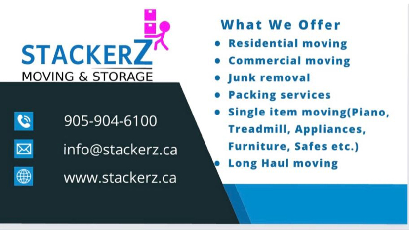 Stackerz Moving & Storage Inc. | 38 Hoard Ave N, Alliston, ON L9R 0M3, Canada | Phone: (905) 904-6100