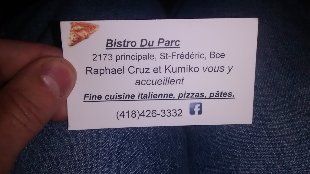 Bistro Du Parc | 2173 Rue Principale, Saint-Frédéric, QC G0N 1P0, Canada | Phone: (418) 426-3332