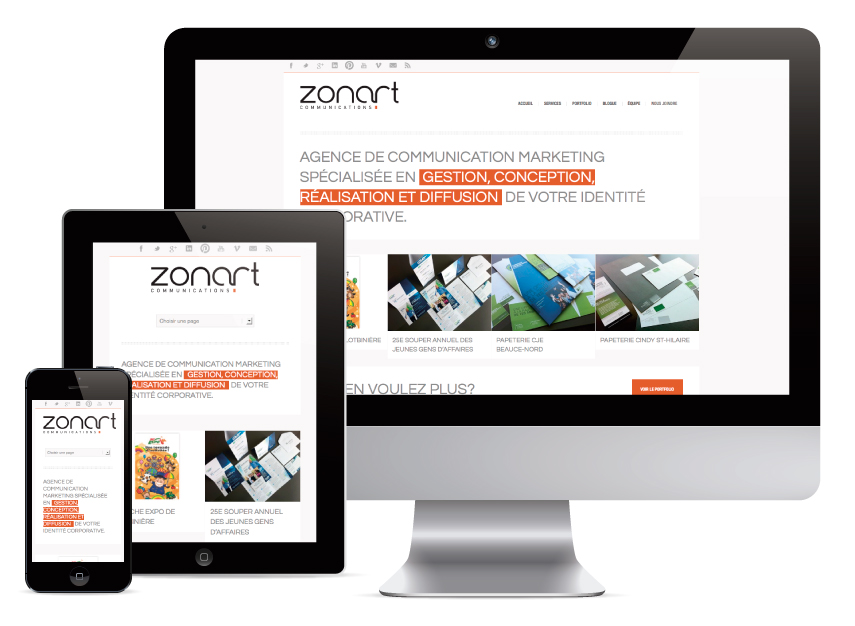 Zonart Communications Inc Sites web, marketing, médias sociaux | 622 Avenue St Georges, Sainte-Marie, QC G6E 1P4, Canada | Phone: (418) 387-4817