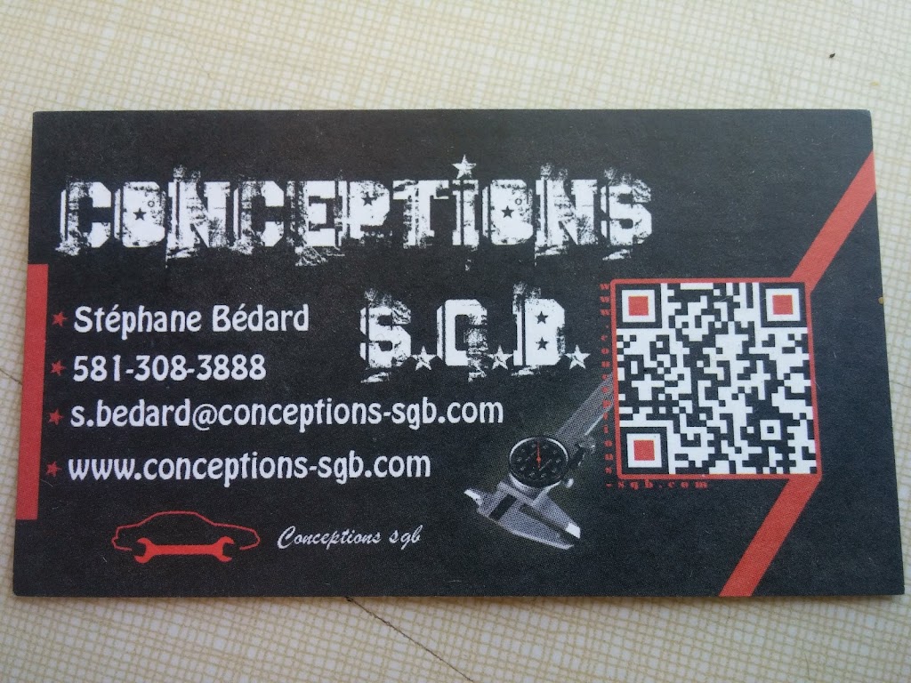 Conceptions SGB | 720 Rang Ste Angélique, Saint-Basile, QC G0A 3G0, Canada | Phone: (581) 308-3888