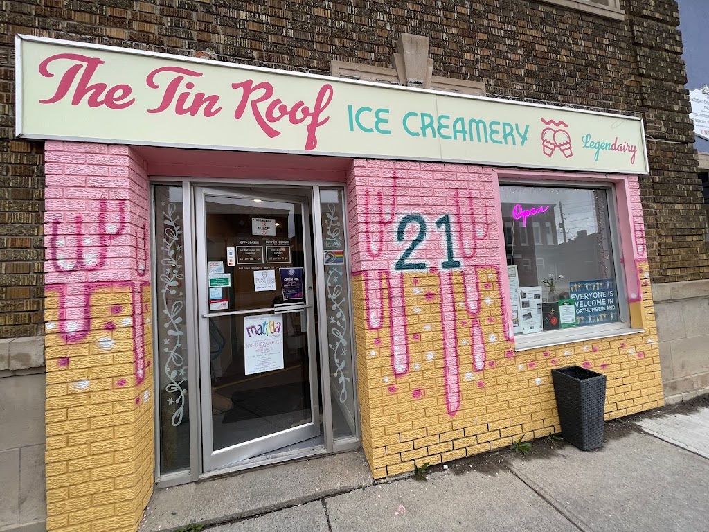 Tin Roof Dairy Bar | 21 Prince Edward St, Brighton, ON K0K 1H0, Canada | Phone: (613) 967-7663