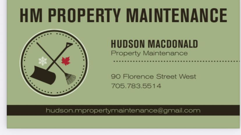 HM Property Maintenance | 90 Florence St W, Huntsville, ON P1H 1V5, Canada | Phone: (705) 783-5514