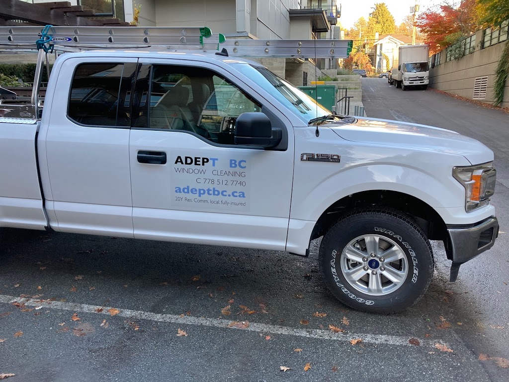 Adept B.C. Window Cleaning | 4408 Lions Ave, North Vancouver, BC V7R 3S6, Canada | Phone: (778) 512-7740