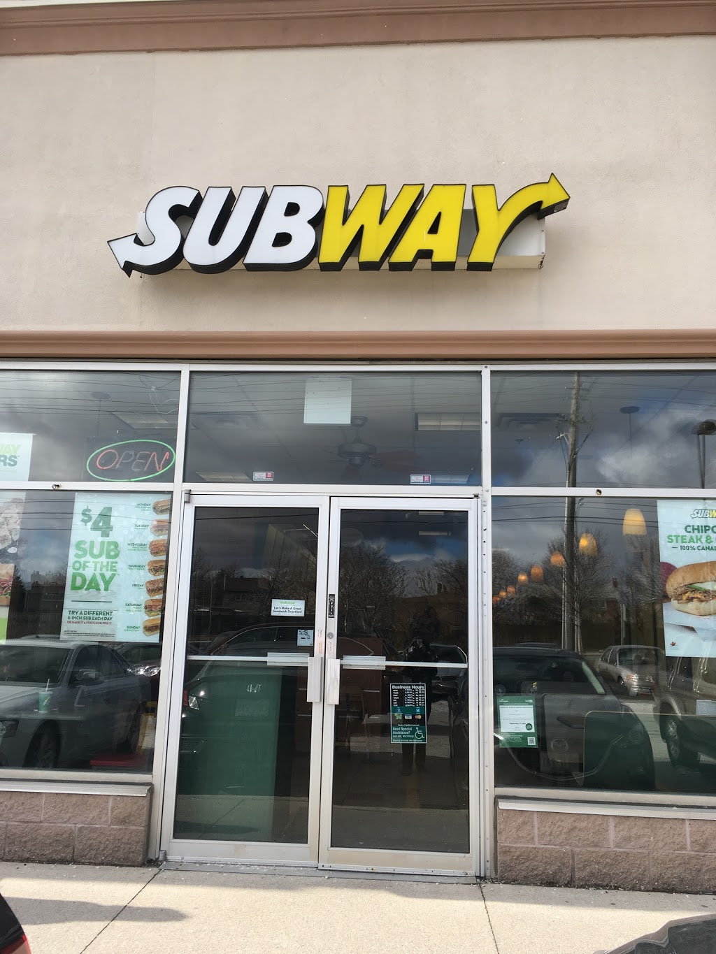 Subway | 7080 Warden Ave Unit # B-5, Markham, ON L3R 5Y2, Canada | Phone: (905) 489-9901