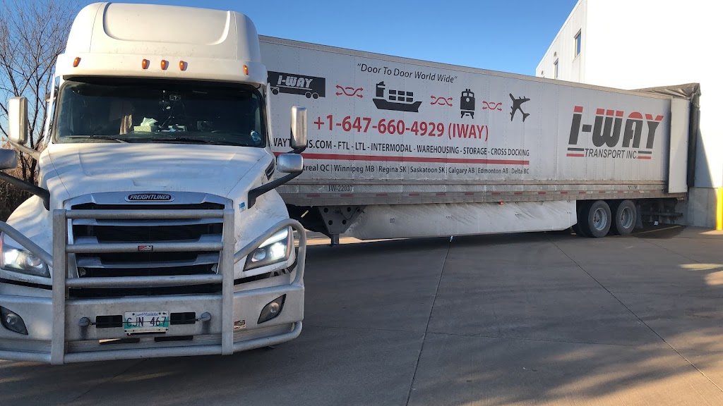 i-Way Transport inc. - Winnipeg Terminal | 70 Nicolas Ave, Winnipeg, MB R2J 0T5, Canada | Phone: (647) 660-4929