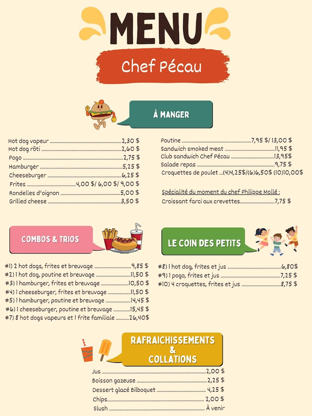 Chef Pécau | 1141 Rue des Chênes, Contrecoeur, QC J0L 1C0, Canada | Phone: (438) 871-8655