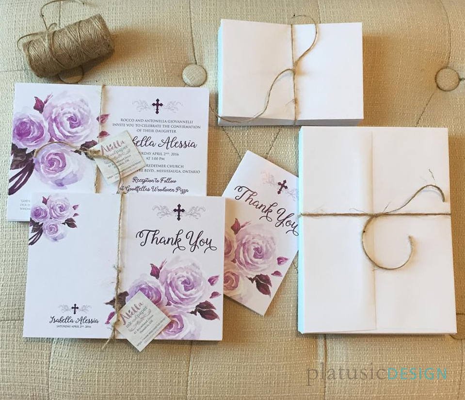 Platusic Design Creative Studio - Wedding Invitations, Branding  | 61 Arrowhead Dr, Hamilton, ON L8W 3X2, Canada | Phone: (416) 258-8405