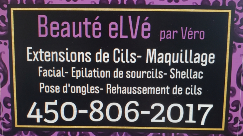 Beauté eLVé -Véro Cils | 1580 Rue de Plaisance, Terrebonne, QC J6X 3V2, Canada | Phone: (450) 806-2017