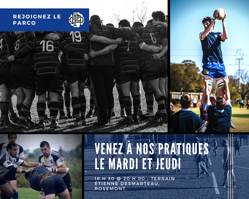 Club de Rugby Parc Olympique - PARCO | Chalet du parc Étienne-Desmarteau, Rue Beaubien E, Montréal, QC H1X 2T1, Canada | Phone: (438) 777-4622