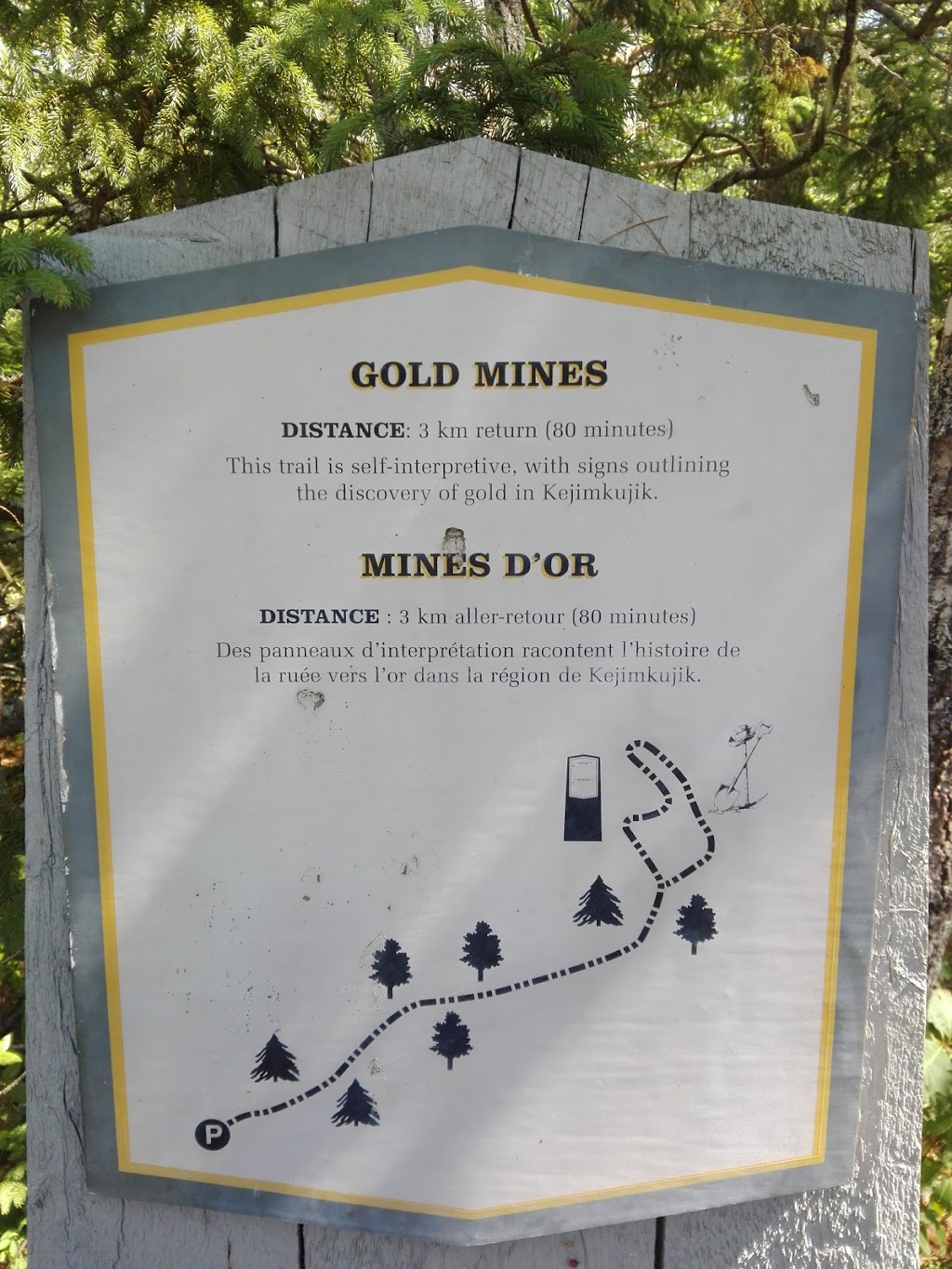 Gold Mine Parking Lot | Eel Weir Rd, Caledonia, NS B0T 1N0, Canada | Phone: (902) 682-2772