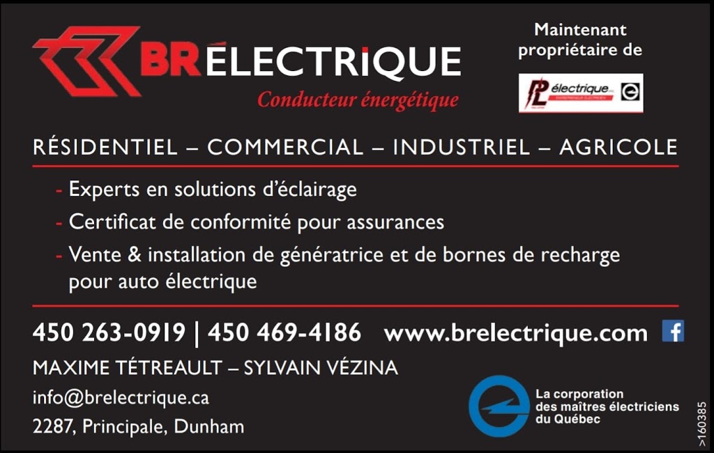 Paul Lepine Electrique Inc | 970 Rue Leclaire, Saint-Césaire, QC J0L 1T0, Canada | Phone: (450) 469-4186