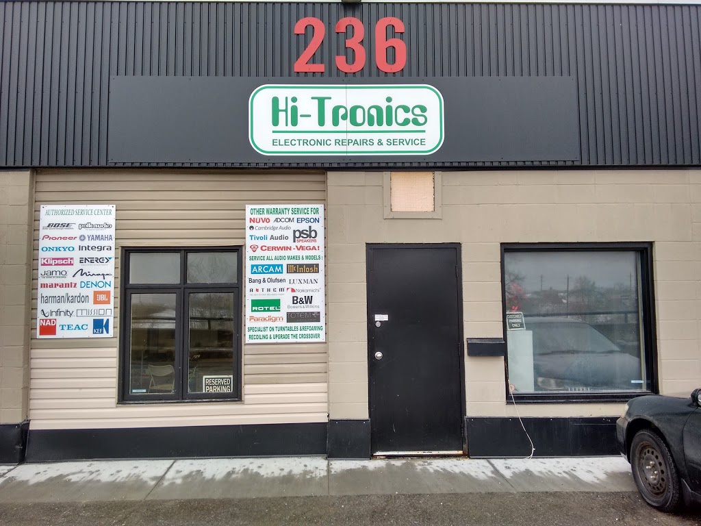 Hi-Tronics | 250 City Centre Ave #236, Ottawa, ON K1R 6R7, Canada | Phone: (613) 725-1157