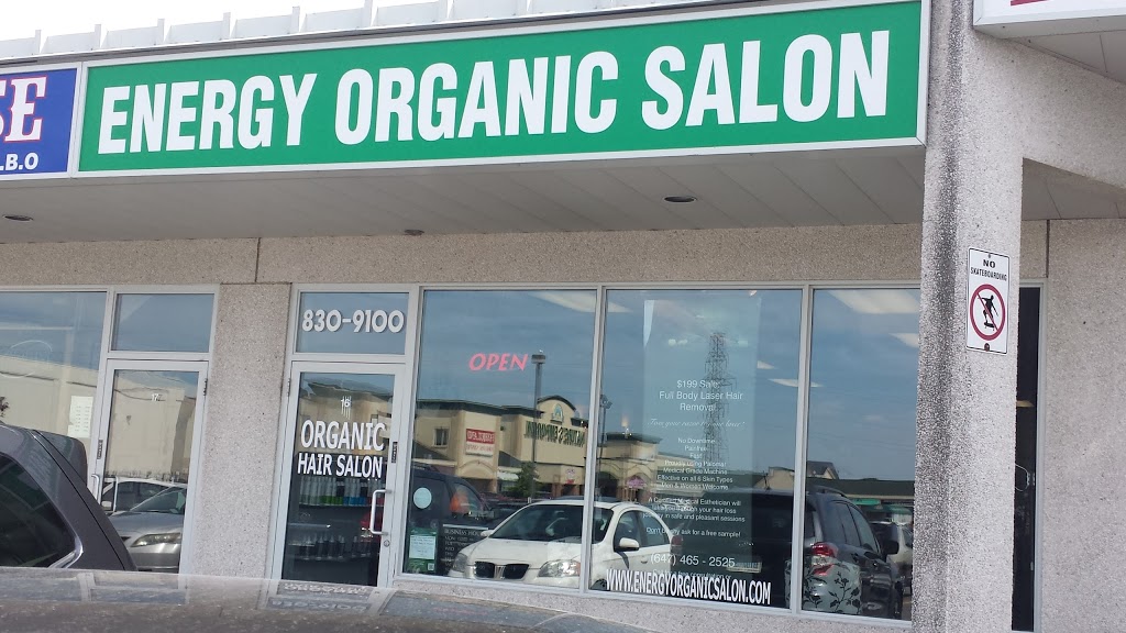 Energy Organic Salon | 16635 Yonge St Unit #16, Newmarket, ON L3X 1V6, Canada | Phone: (905) 830-9100