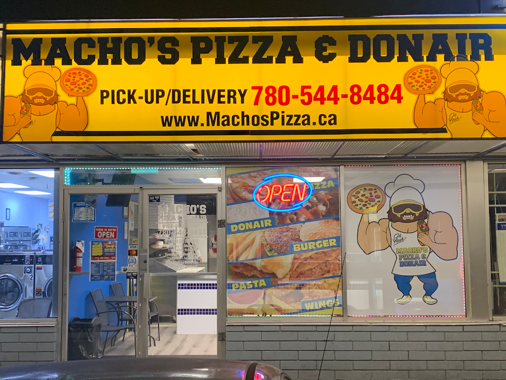 Machos Pizza and Donair | 76 Grosvenor Blvd #2, St. Albert, AB T8N 2Y8, Canada | Phone: (780) 544-8484