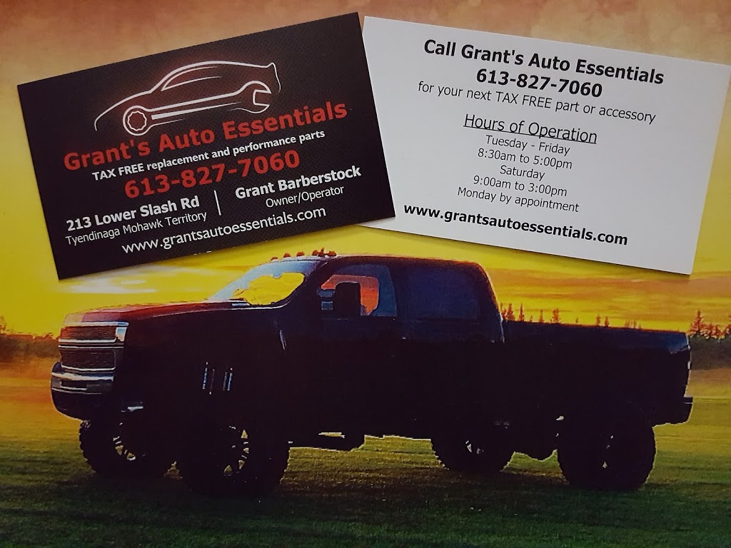 Grants Auto Essentials | 213 Lower Slash Rd, Deseronto, ON K0K 1X0, Canada | Phone: (613) 827-7060