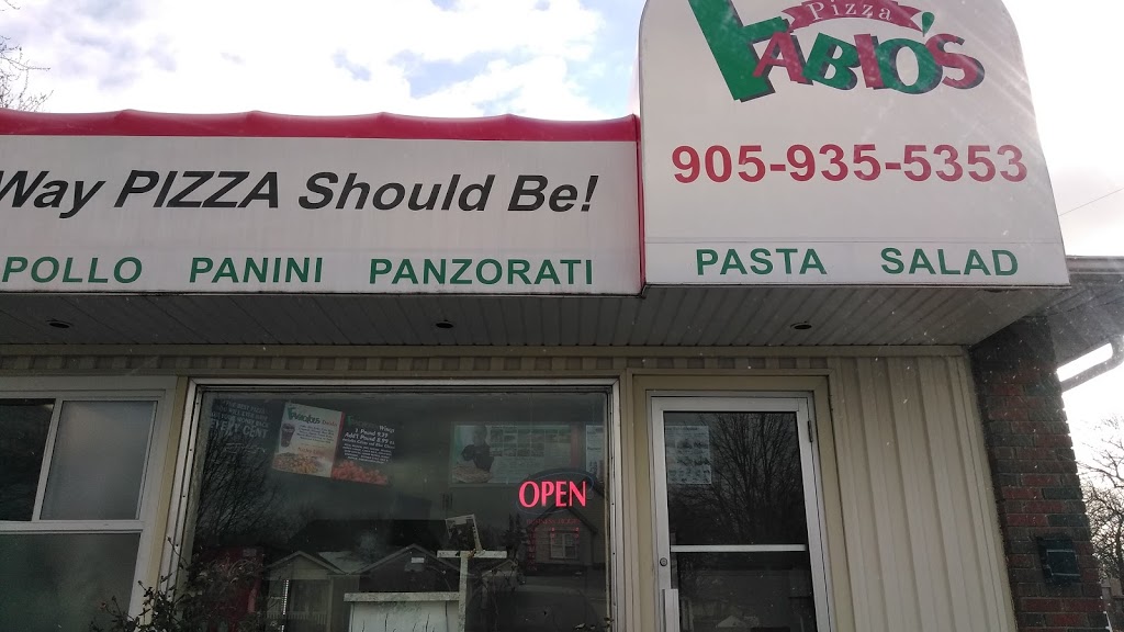 Fabios Pizza | 530 Scott St, St. Catharines, ON L2M 3X5, Canada | Phone: (905) 935-5353