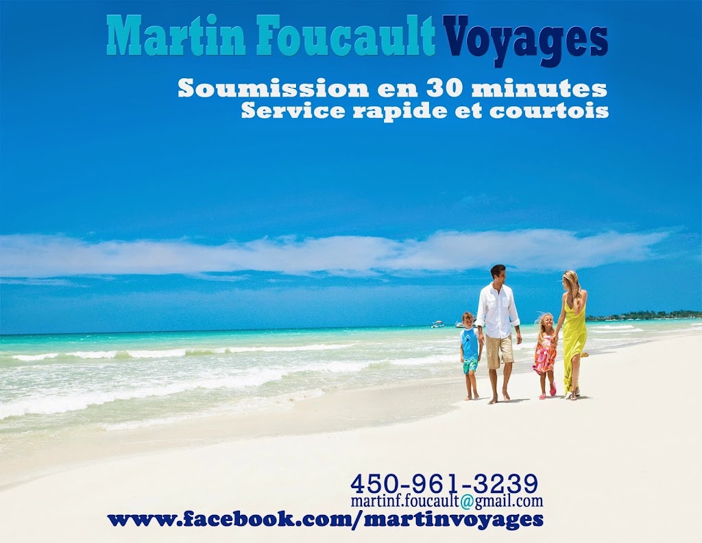 Martin Foucault Voyages, Club Med, Disney et Sud | 1690 Rue des Ardennes, Terrebonne, QC J6X 2M8, Canada | Phone: (514) 773-9584