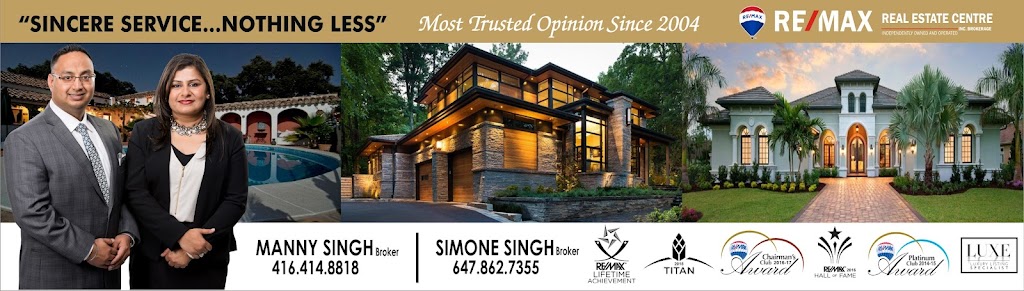 Manny and Simone Singh - RE/MAX Realty Specialists Inc., Brokerage | 2650 Meadowvale Blvd Unit 4, Mississauga, ON L5N 6M5, Canada | Phone: (416) 414-8818