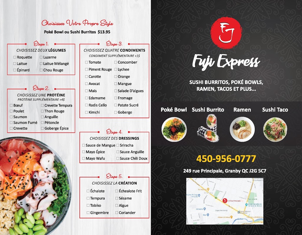 FUJI EXPRESS | 249 Rue Principale, Granby, QC J2G 5C7, Canada | Phone: (450) 956-0777