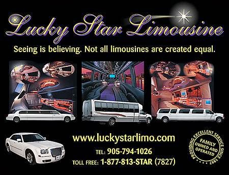 Lucky Star Limousine Service | 10651 Clarkway Dr, Brampton, ON L6P 0W2, Canada | Phone: (416) 740-6486