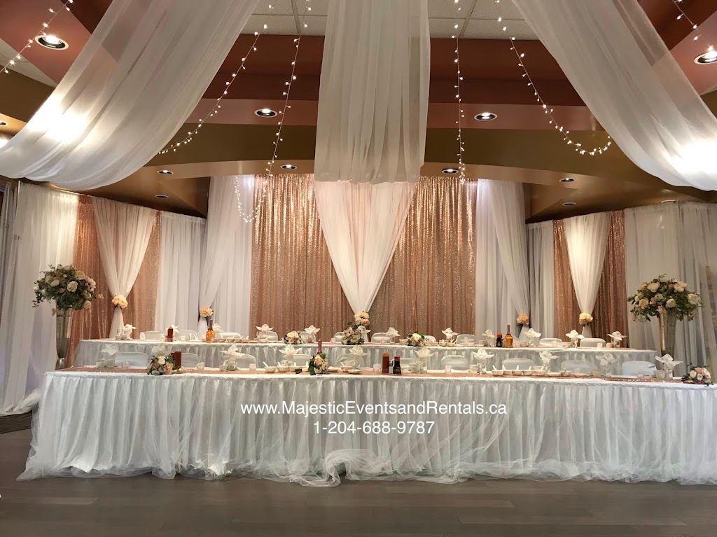 Majestic Events And Rentals | 115 Foxwarren Dr, Winnipeg, MB R2P 2X4, Canada | Phone: (204) 688-9787