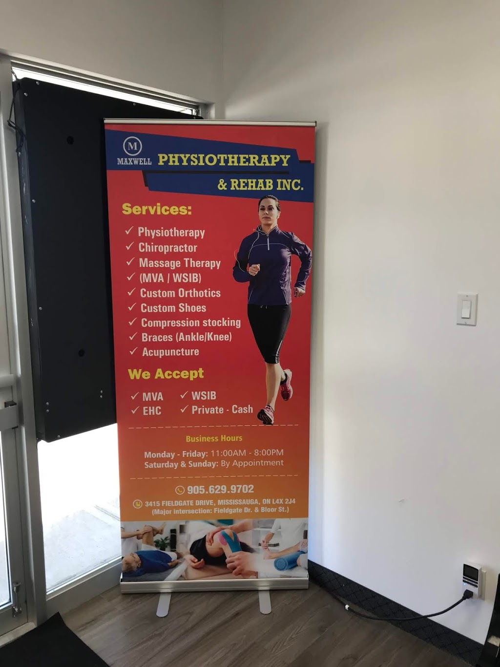 Maxwell Physiotherapy and Rehab Clinic | 3415 Fieldgate Dr, Mississauga, ON L4X 2J4, Canada | Phone: (905) 629-9702