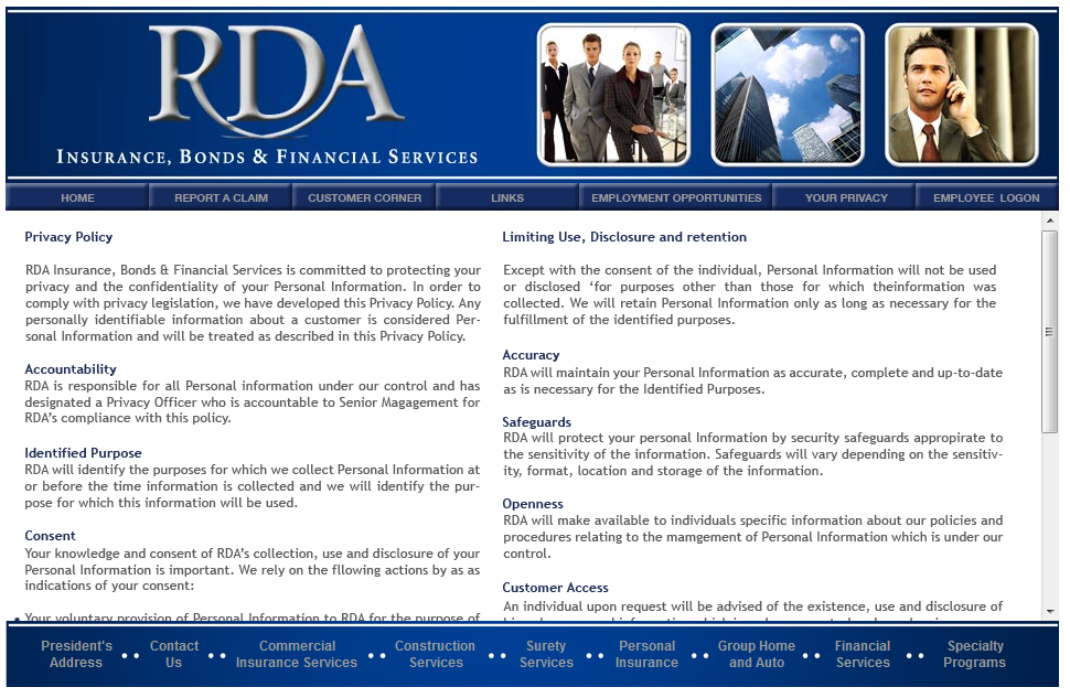 RDA Insurance | 290 Rowntree Dairy Rd, Woodbridge, ON L4L 9J7, Canada | Phone: (905) 652-8680