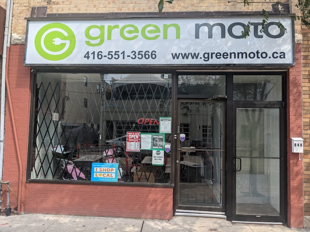 Green Moto-electric bikes, parts & accessories Toronto | 848 Dundas St W, Toronto, ON M6J 1V5, Canada | Phone: (647) 344-7043